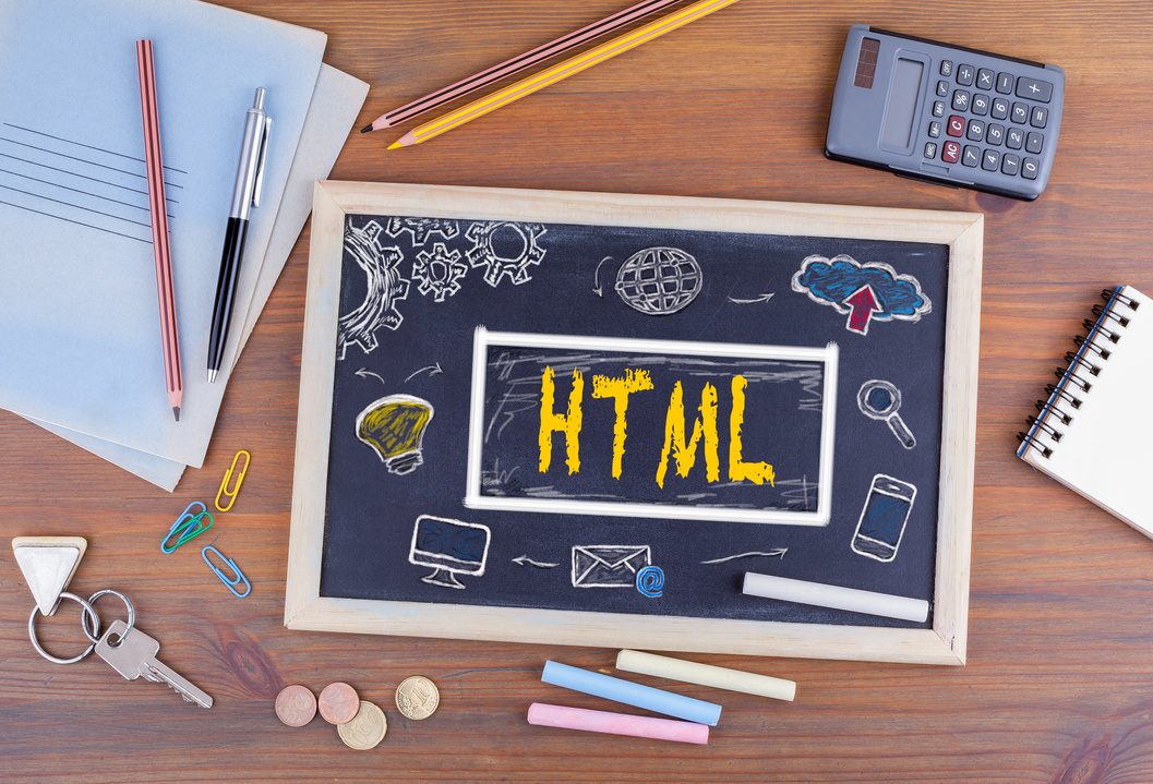 HTML Homepage Domain Web Design Concept